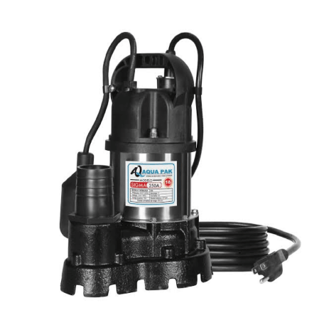 BOMBA SUMERGIBLE DE ACHIQUE SIGMA 250A 3/4HP 110V